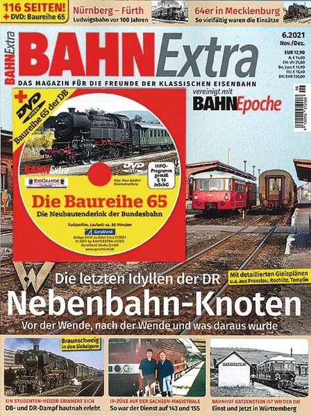 Bahn Extra 6/2021: Nebenbahnen-Knoten der DR 1981-93