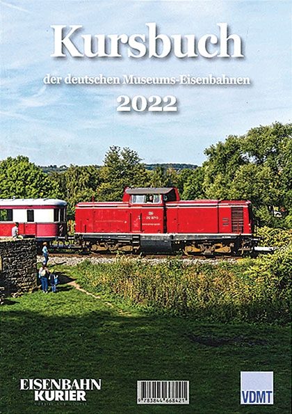 Kursbuch der deutschen Museums-Eisenbahnen 2022 EK