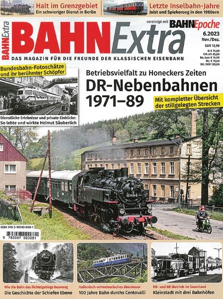 Bahn Extra 6/2023: DR Nebenbahnen 1971-89