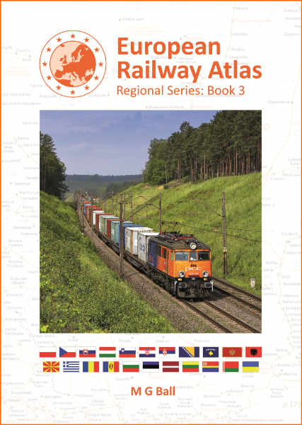 European Railway Atlas Regional Series: Book 3 (Orange)