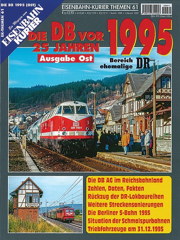 Eisenbahn Kurier Themen 61 Die DB vor 25 Jahren Ausgabe Ost    NEU ungelesen 