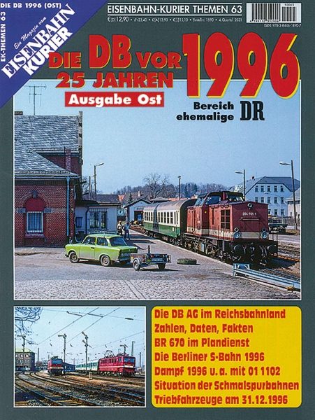 EK Themen 63: Die DB vor 25 Jahren 1996 - Ausgabe Ost