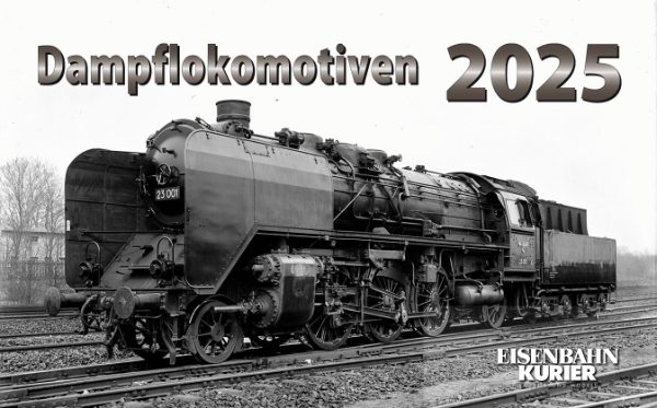 Dampflokomotiven Kalender 2025 (Black & White Steam)